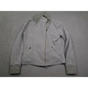 Saturday Sunday Jacket Womens Small Gray Full Zip Pockets Anthropologie‎